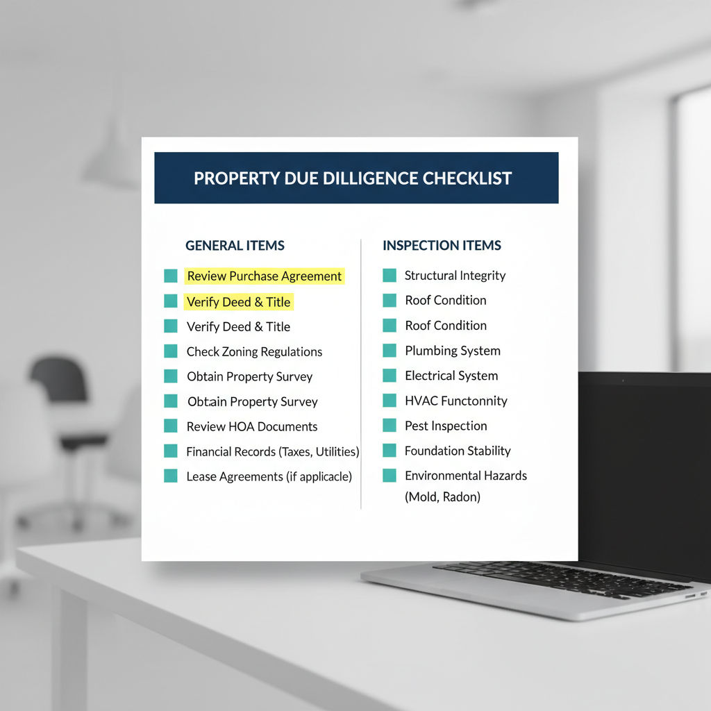 Step by Step Guide to Buying an Investment Property in Australia 2026 2 Complete property due diligence checklist for investors