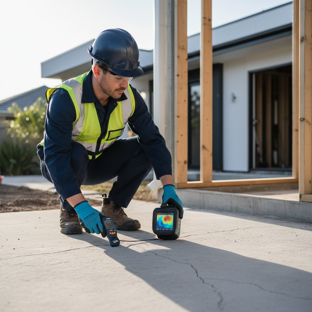 Property Investment Due Diligence Checklist Before You Buy Any Property 2 Building inspector conducting professional property inspection with thermal camera