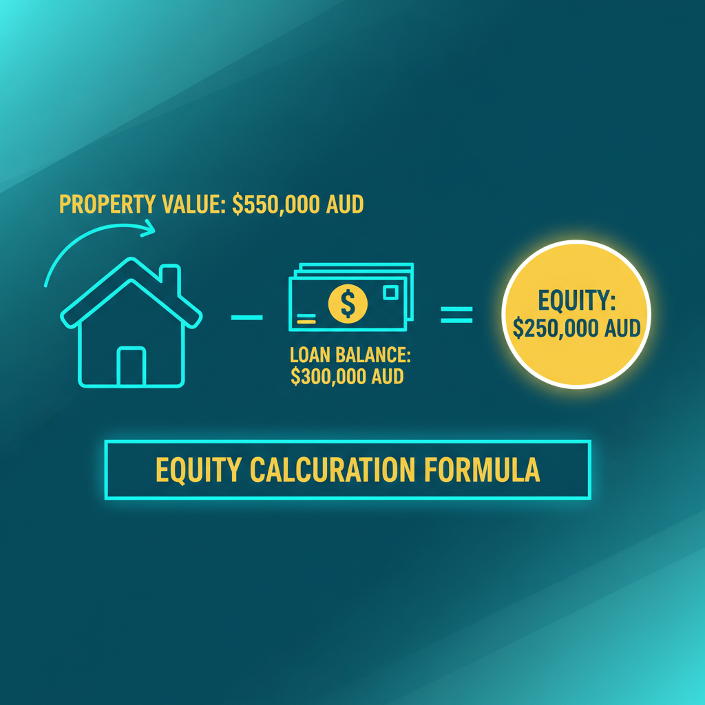 How to Turn One Property Into Five Using Equity Australia 2026 1 Visual diagram showing how to calculate usable equity in Australian property investment