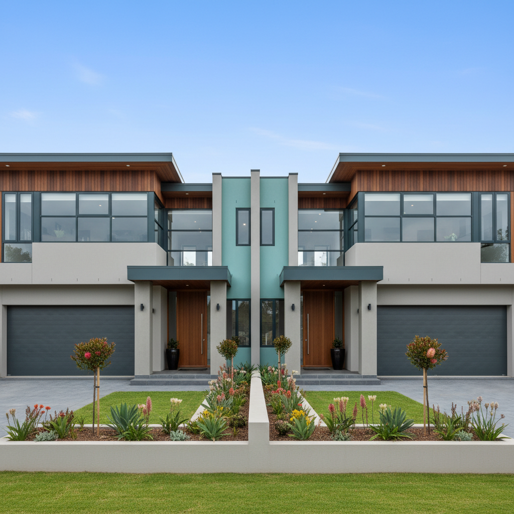 Dual Occupancy and Multi Generational Homes Are Exploding in Popularity Across Australia 1 Modern dual occupancy duplex property Australia investment