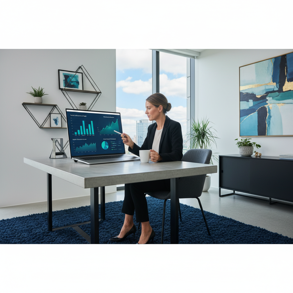 Australian investor analysing property portfolio equity and growth strategy