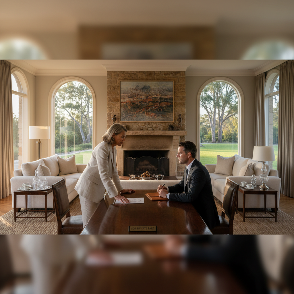 Off-market property negotiation providing access to exclusive deals