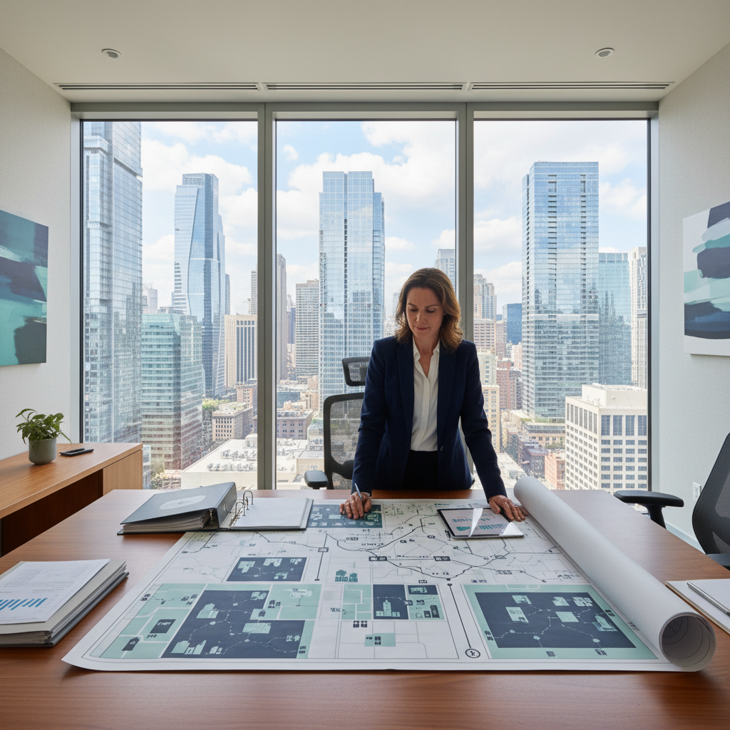 How to Build a Property Portfolio Without Chasing Every Hot Spot 1 Professional property strategist planning long-term portfolio structure