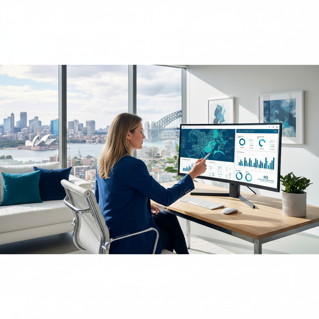 Sydney buyers agent analysing property market data and suburb trends