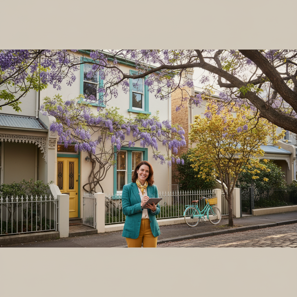 Buyers agent conducting property inspection in Sydney Inner West