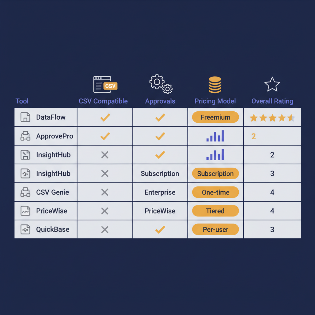 Comparison chart of six social media scheduler tools for agencies