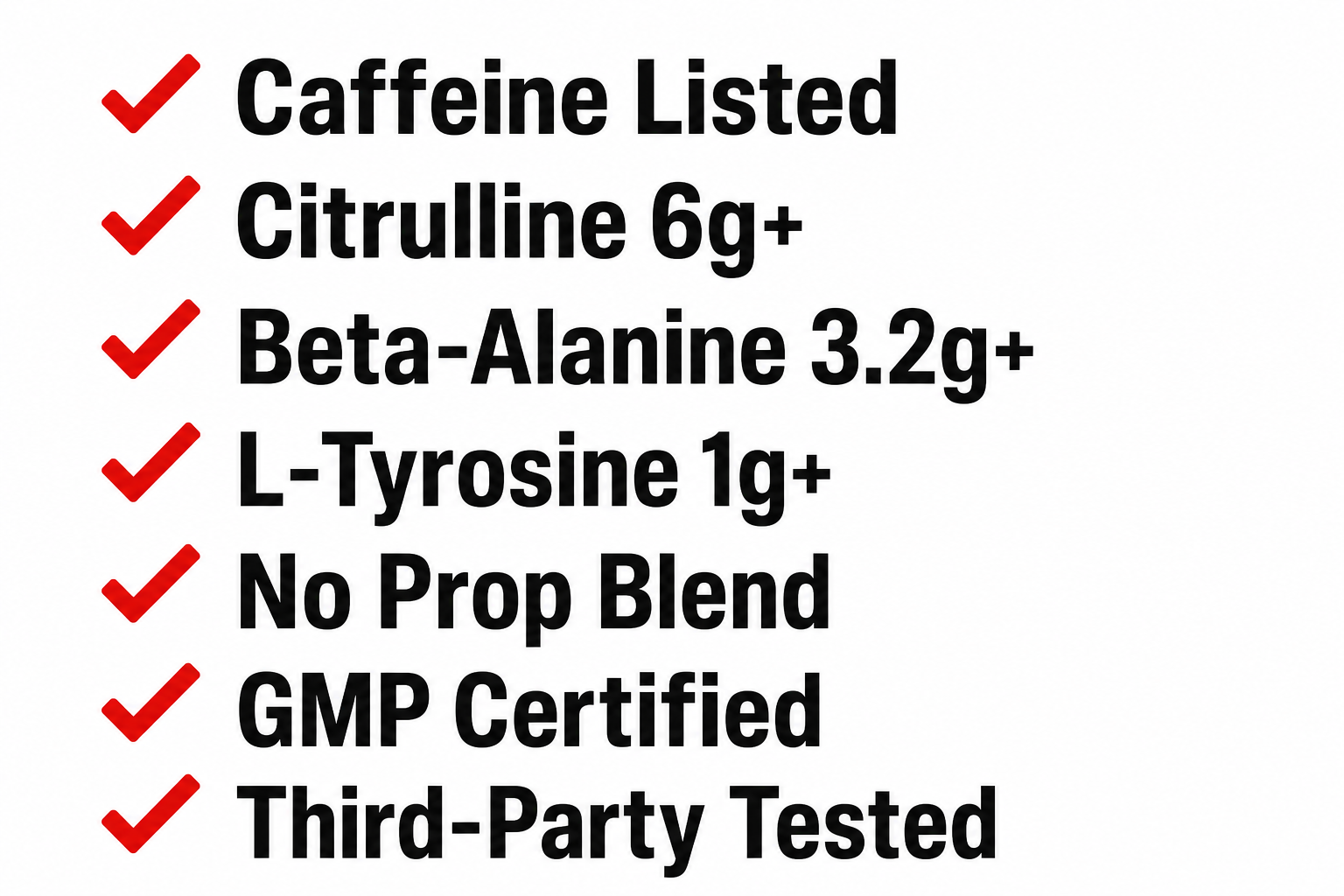Label audit checklist for evaluating a high stim pre workout formula transparency