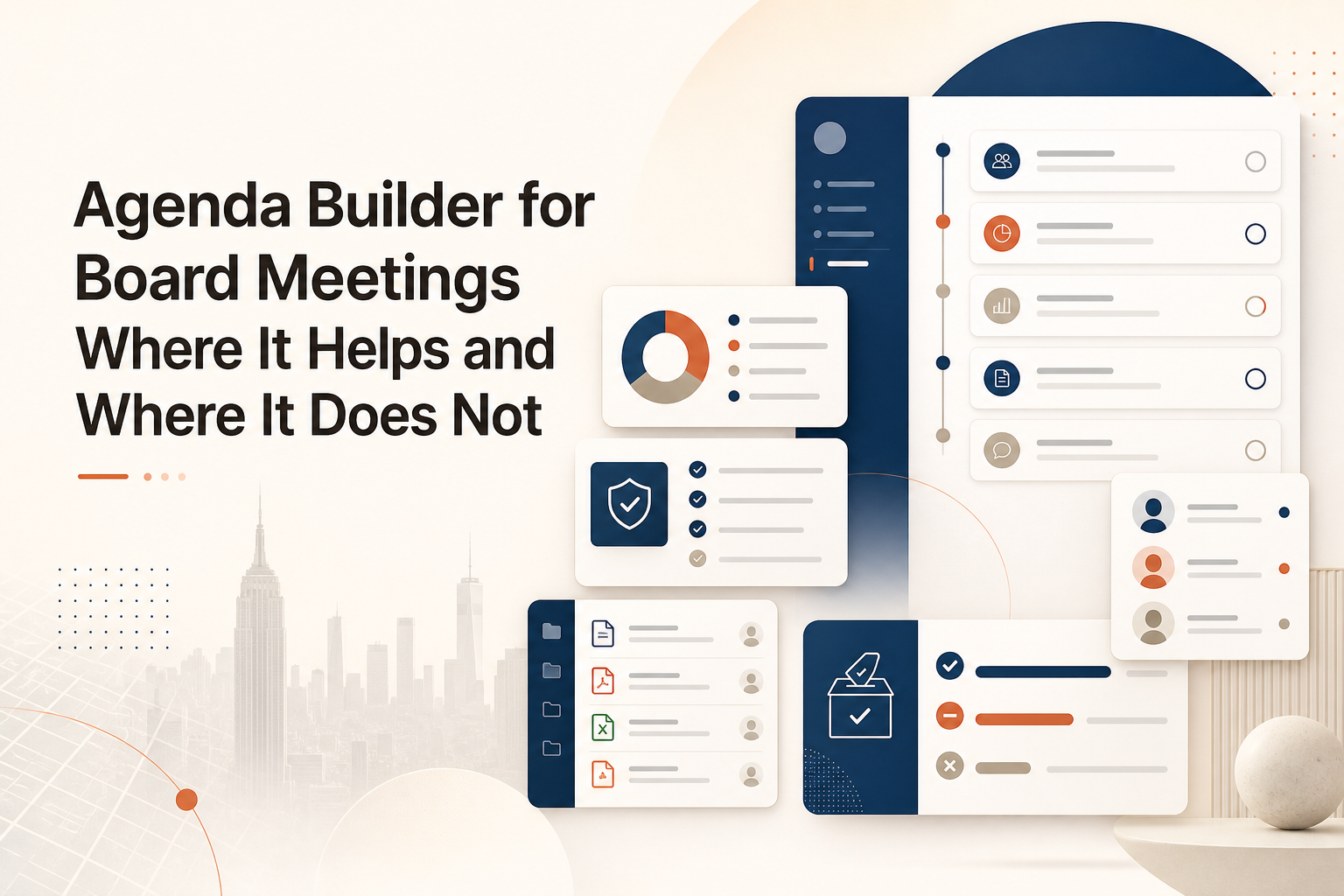 Agenda Builder for Board Meetings Where It Helps and Where It Does Not