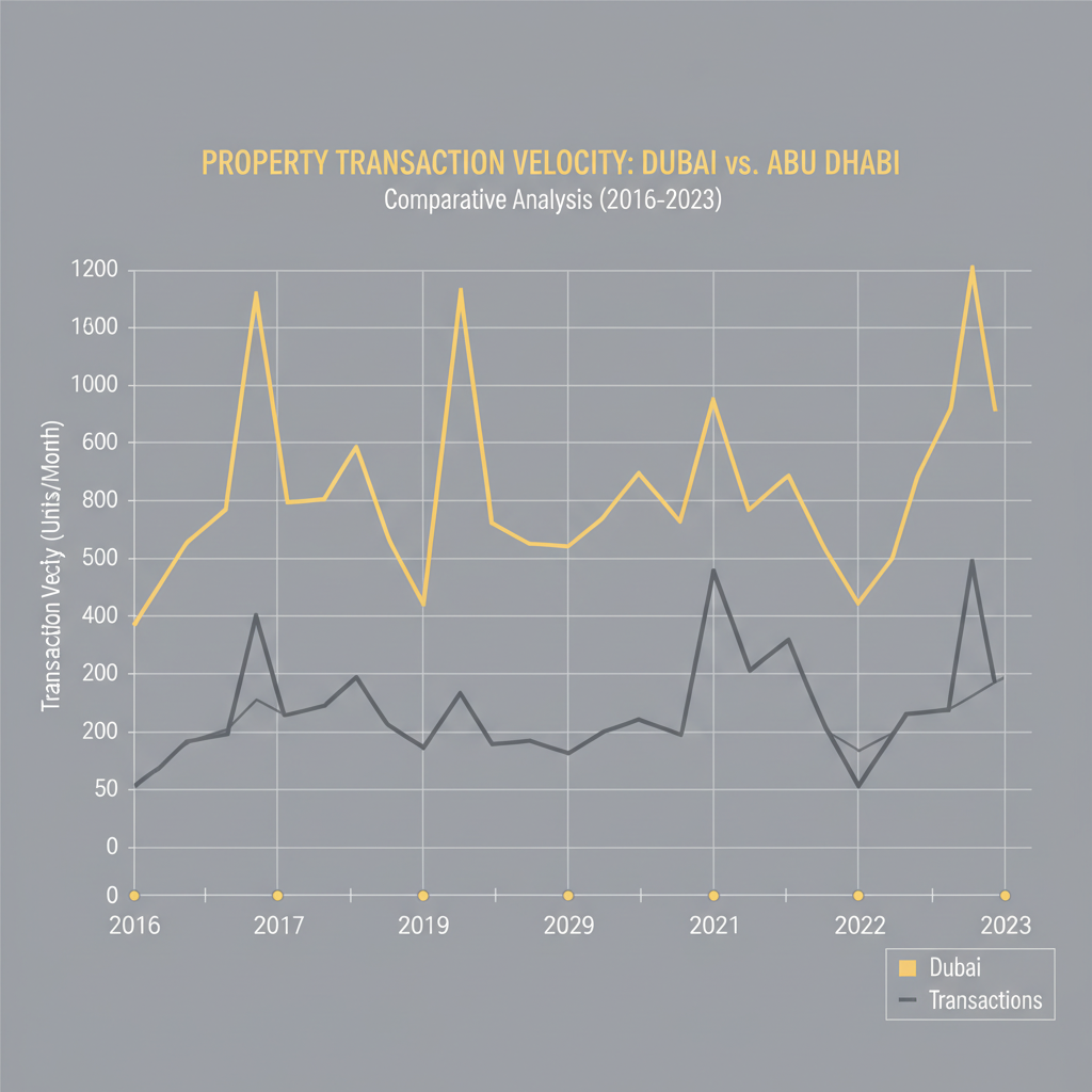 Property transaction speed comparison Dubai vs Abu Dhabi