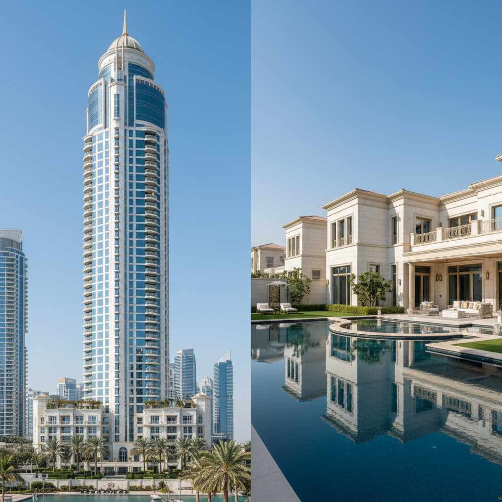 Dubai apartments versus