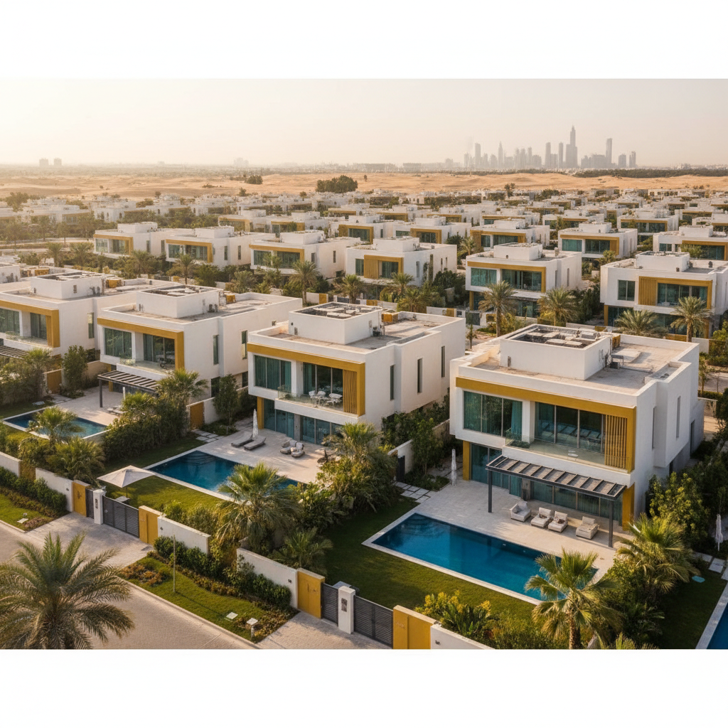 Modern villa community