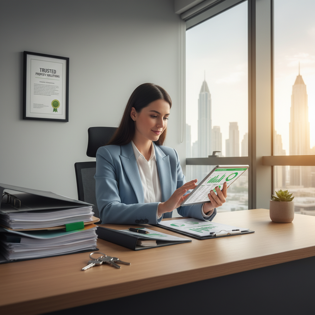 Property manager coordinating