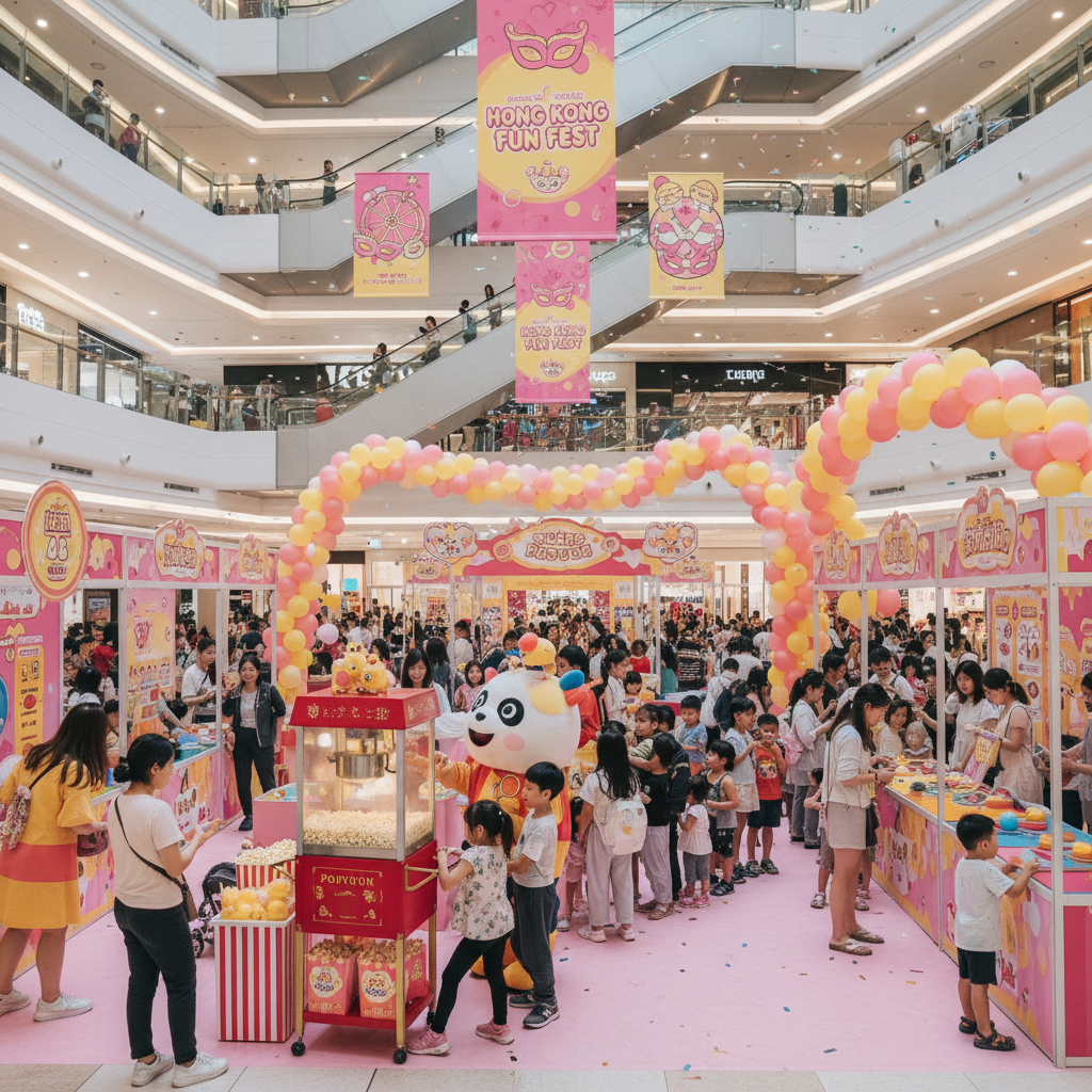 香港商場嘉年華攤位活動現場